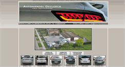 Desktop Screenshot of declerckautohandel.be
